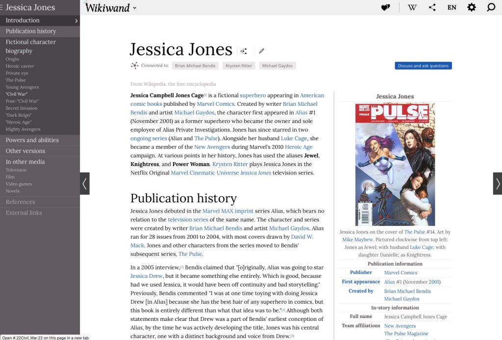 WikiWand Jessica Jones