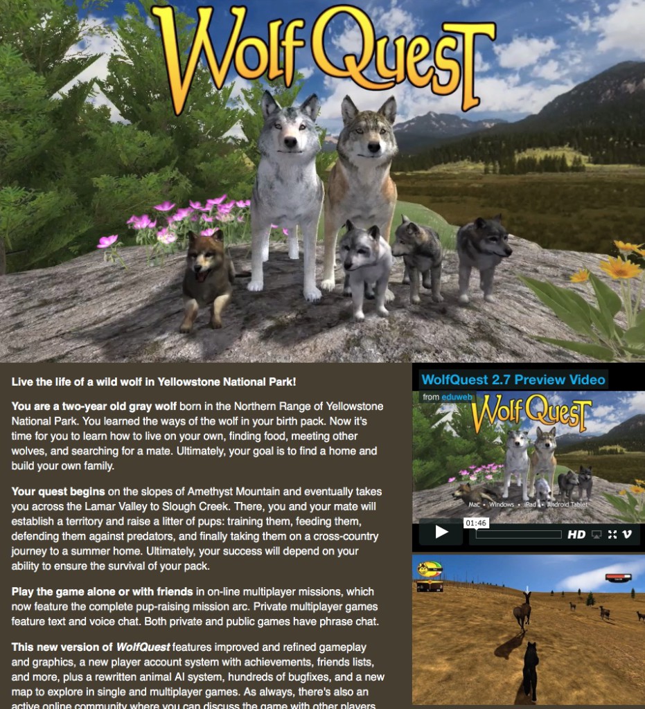 itch.io Wolf Quest