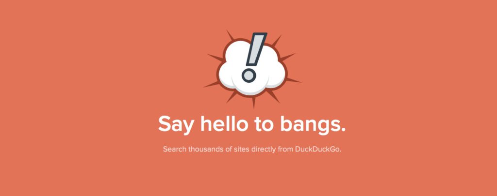 DuckDuckGo Bangs Banner