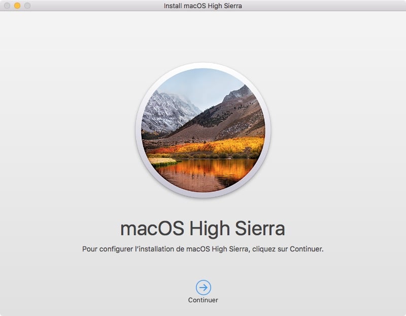 macOS High Sierra Install