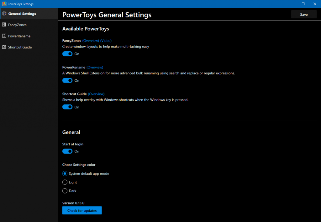 PowerToys Windows 10